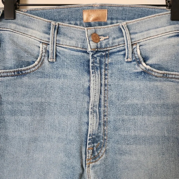 NWT MOTHER | The Hustler Ankle Fray Jeans in Thrilling Shots - Size 27 - Picture 4 of 14